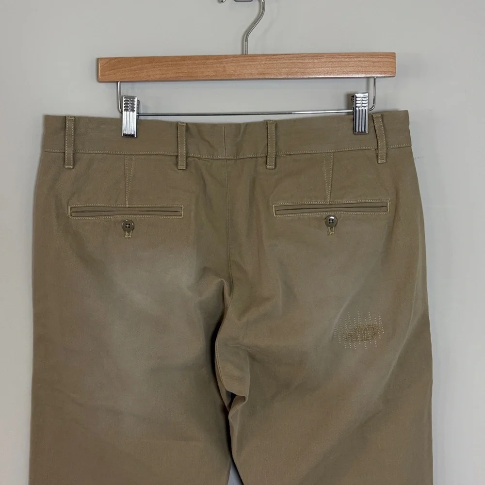 Todd Snyder Patch and Repair Selvedge Chino Khaki Japan Mens Sz 32/34 NEW - Picture 7 of 13